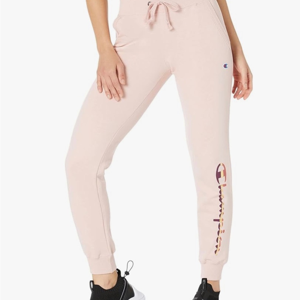 Champion Pink Jogger Sweatpants Elastic Waistband